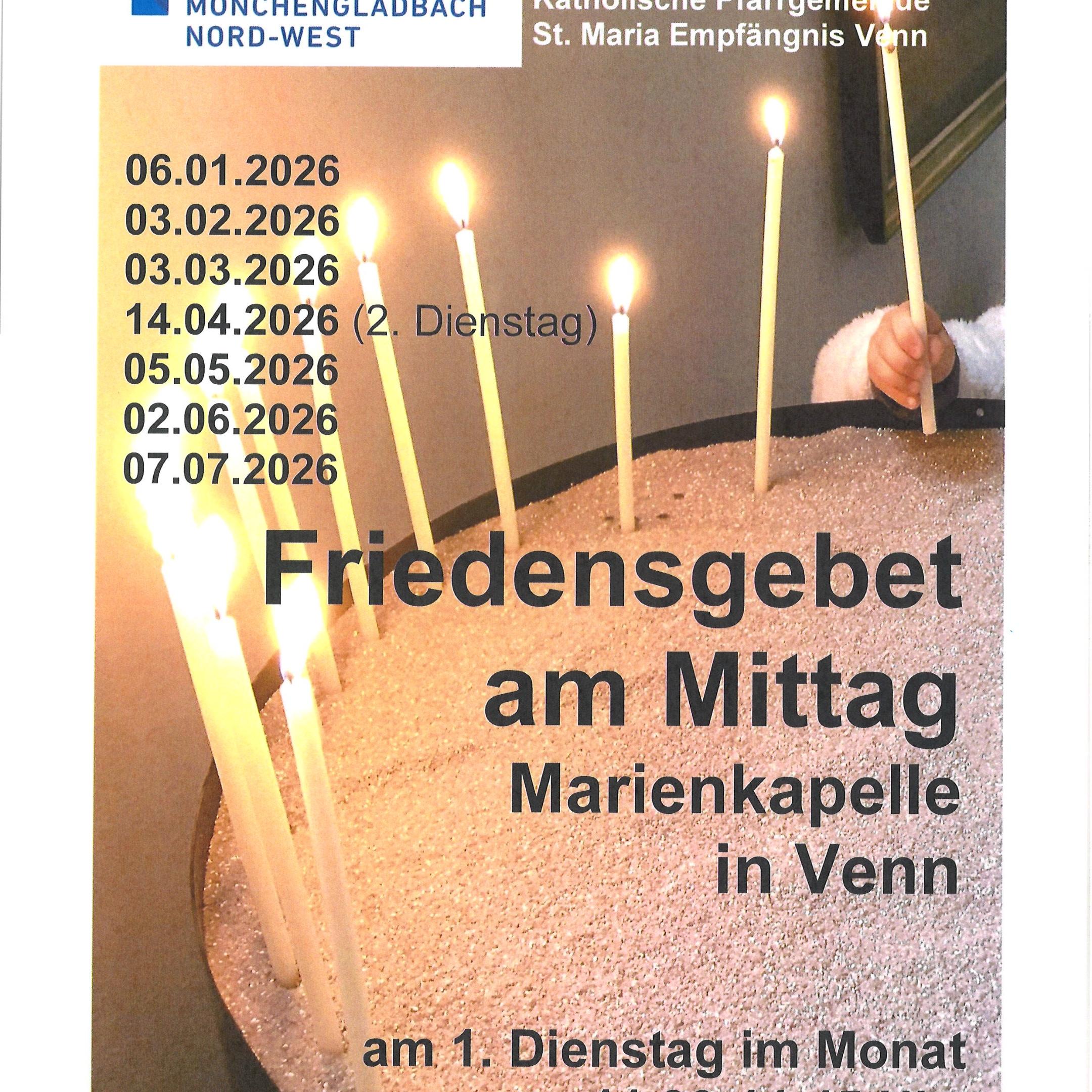 Friedensgebete Venn